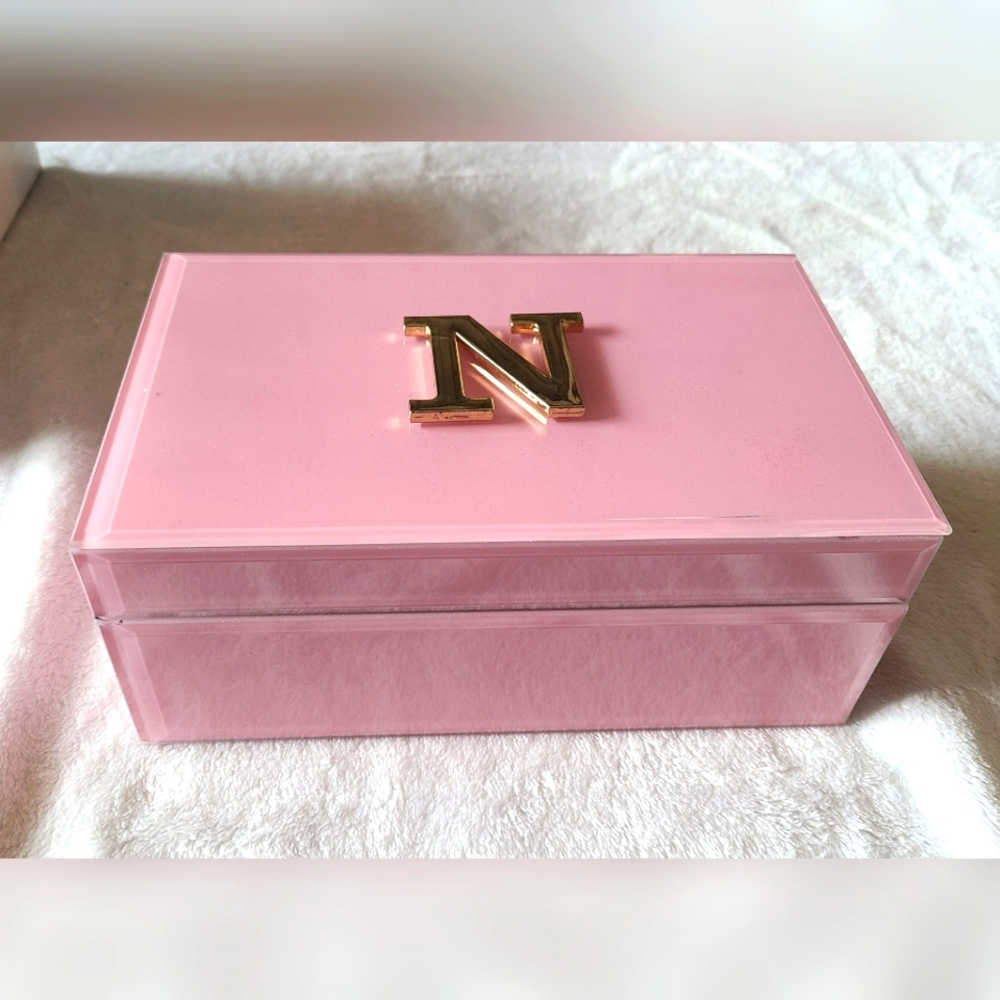 Monogram "N" Jewelry Box